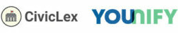 CivicLex un YOUnify logotipi